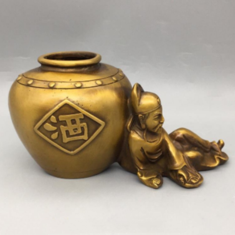Vintage Brass Li Bai Drunk Win - Vintage Collectible Pens review and price